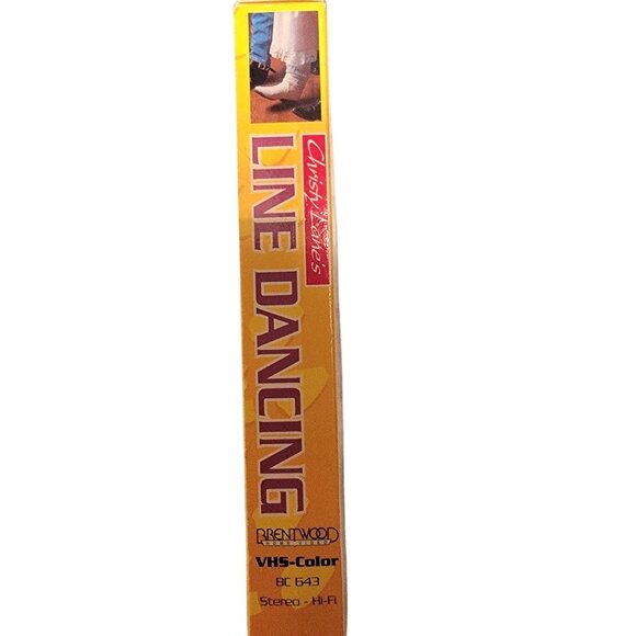 Vintage 90s How to Line Dancing VHS Movie Tape Exercise Dance Instruction Countr - Picture 4 of 9